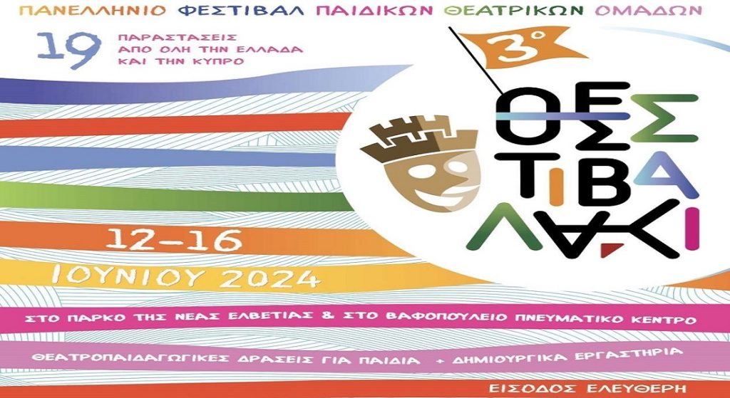 3ο Πανελλήνιο Φεστιβάλ Παιδικών Θεατρικών Ομάδων «ΘΕΣΣΤΙΒΑΛΑΚΙ»